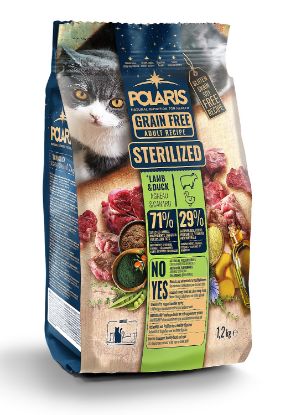 Obrázek Polaris Cat Sterilized jehně & kachna GF 1,2 kg