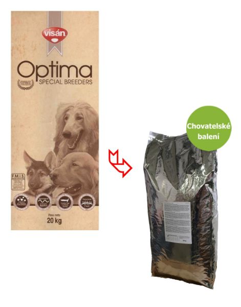 Obrázek Visán OPTIMA Adult Lamb & Rice 20 kg