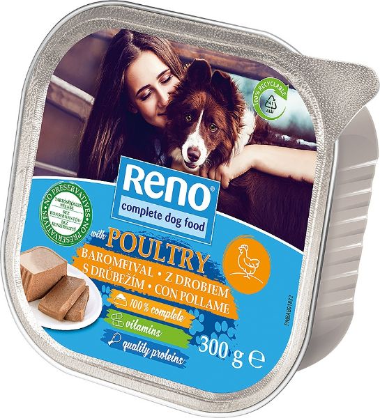 Obrázek RENO Dog drůbeží, vanička 300 g