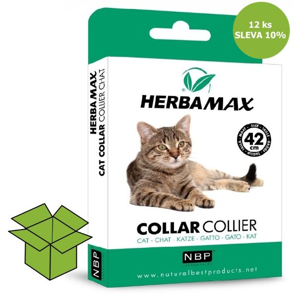 Obrázek Herba Max Collar Cat repelentní obojek, 42 cm (12 ks) SLEVA 10 %