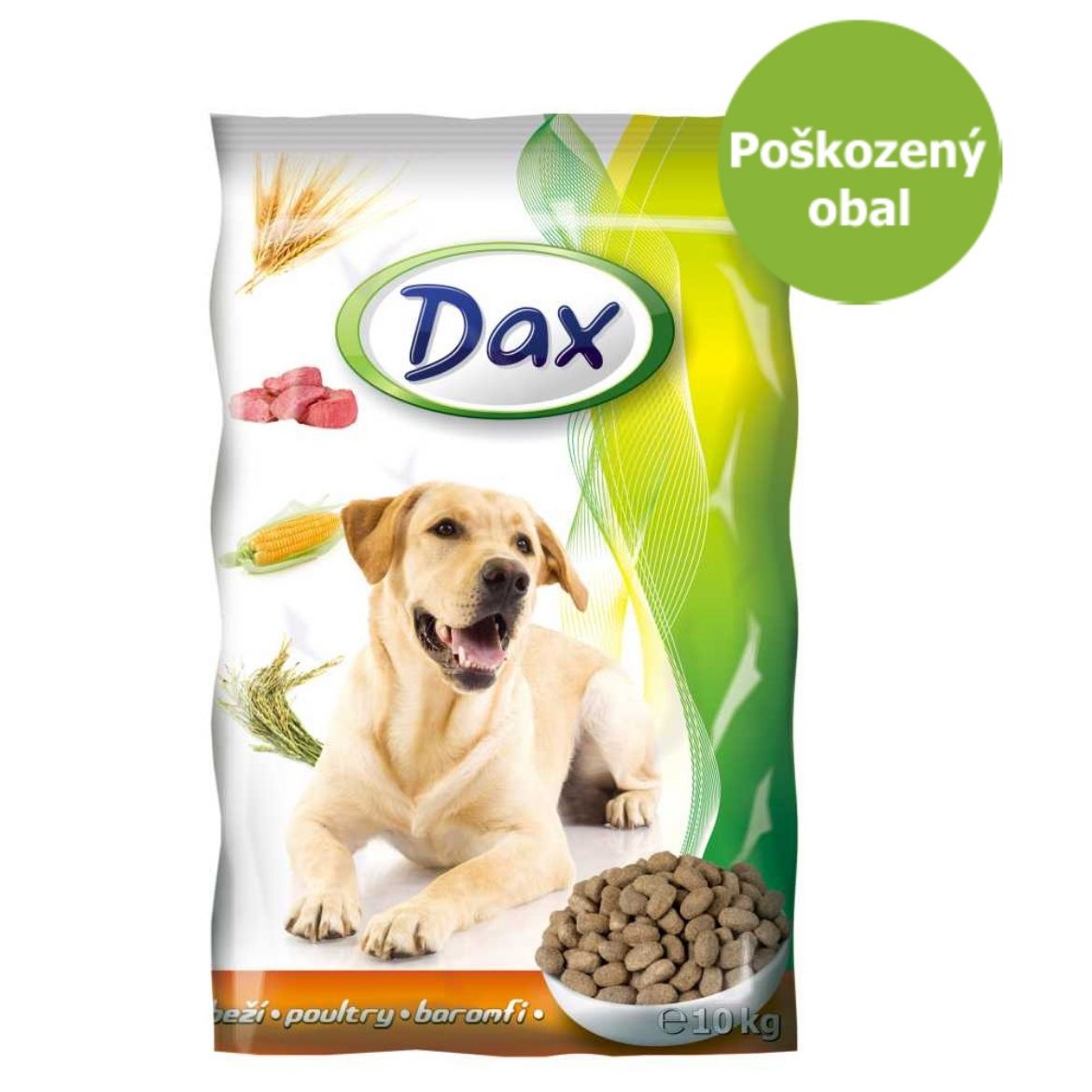 Obrázek z Dax Dog granule drůbeží 9,5 kg - Poškozený obal - SLEVA 10 % 