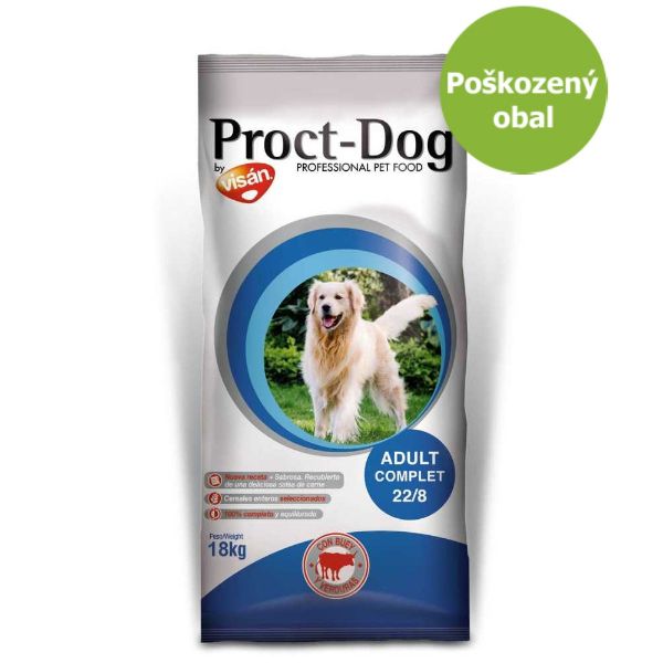 Obrázek Proct-Dog Adult Complet 18 kg - Poškozený obal - SLEVA 15 %