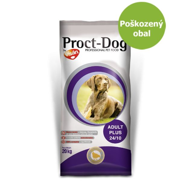 Obrázek Proct-Dog Adult Plus 10 kg - Poškozený obal - SLEVA 15 %