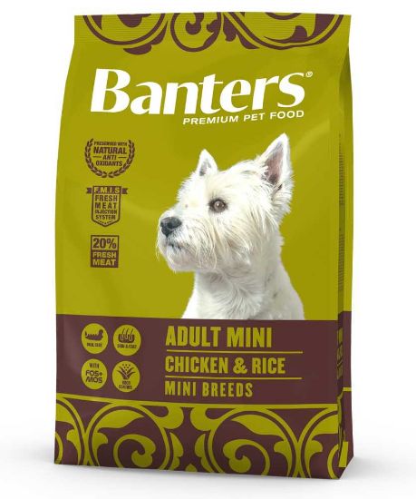 Obrázek z Banters Adult Mini Chicken & Rice 8 kg 