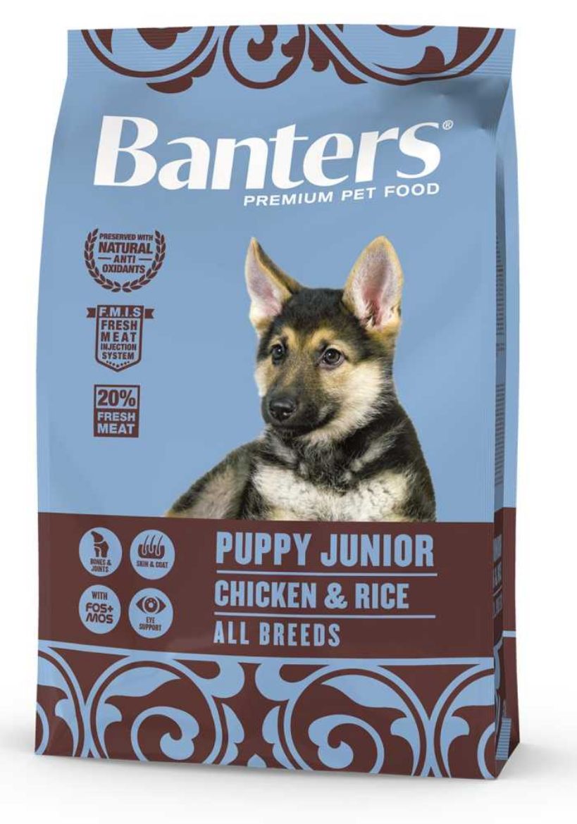 Obrázek z Banters Puppy Junior Chicken & Rice 3 kg 