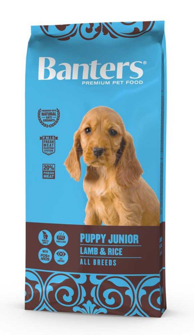 Obrázek z Banters Puppy Junior Lamb & Rice 15 kg 