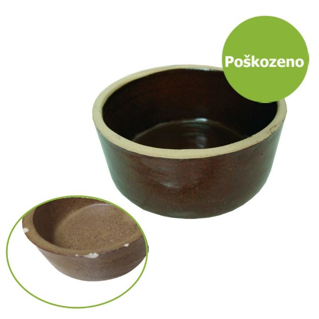 miska keramická, křeček drobni hlodavci, průměr 10 cm, objem 0,25 lt