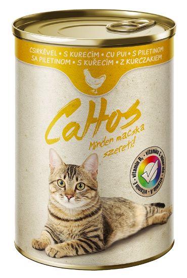 Obrázek z Cattos Cat kuřecí, konzerva 415 g 