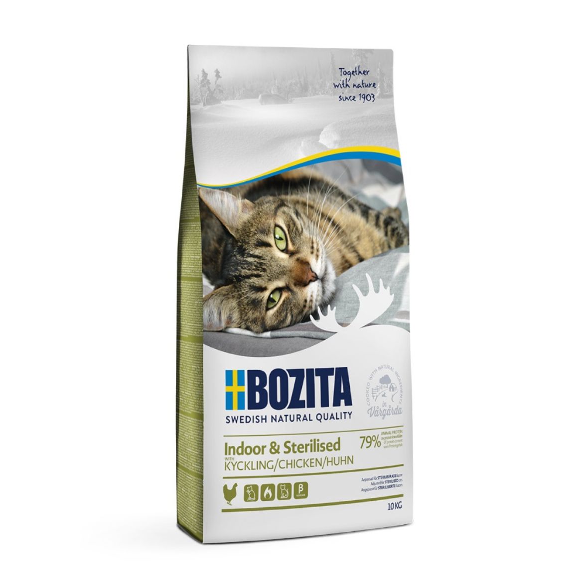 Obrázek z Bozita Cat Indoor & Sterilised Chicken 10 kg 