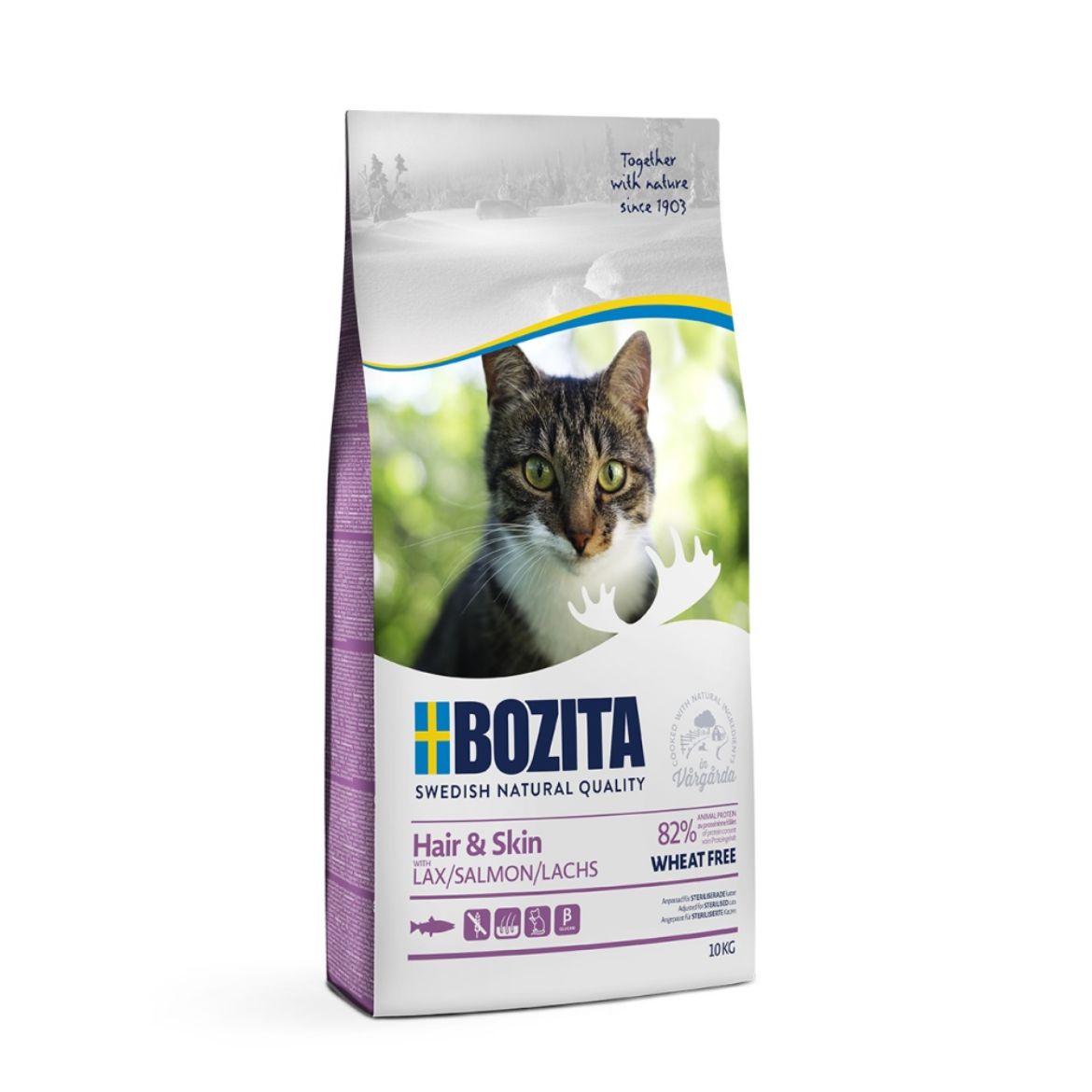 Obrázek z Bozita Cat Hair & Skin 10 kg 