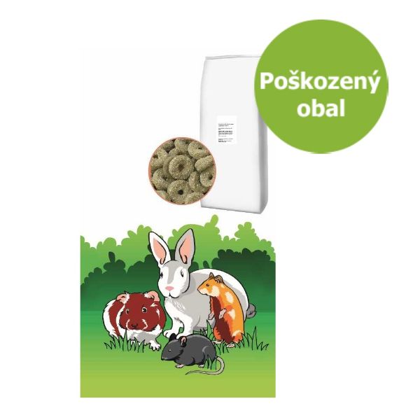KRMIVO pro KRÁLÍKY,HLODAVCE 12kg vojtěškové kroužky