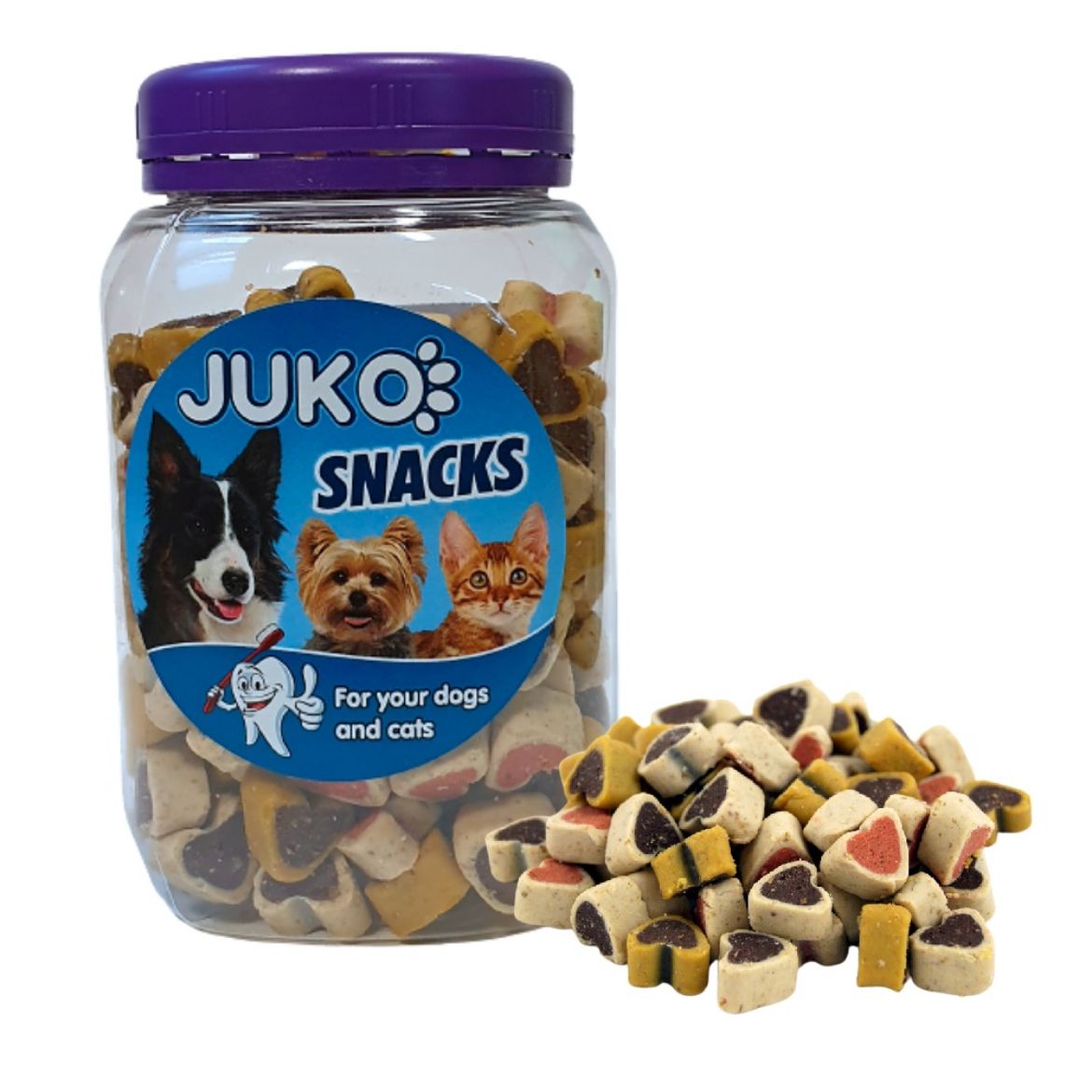 Obrázek z Mini Srdíčka Soft MIX JUKO Snacks 280 g 