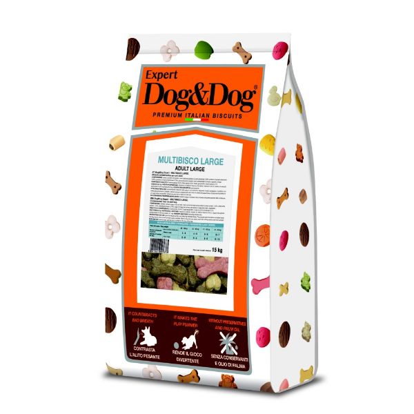 Obrázek Dog & Dog Expert Multibisco velké sušenky 15 kg