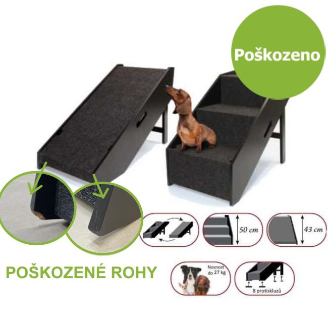 schody, rampa, psi, kočky, dřevo, výška, madla, protiskluz, čalounění