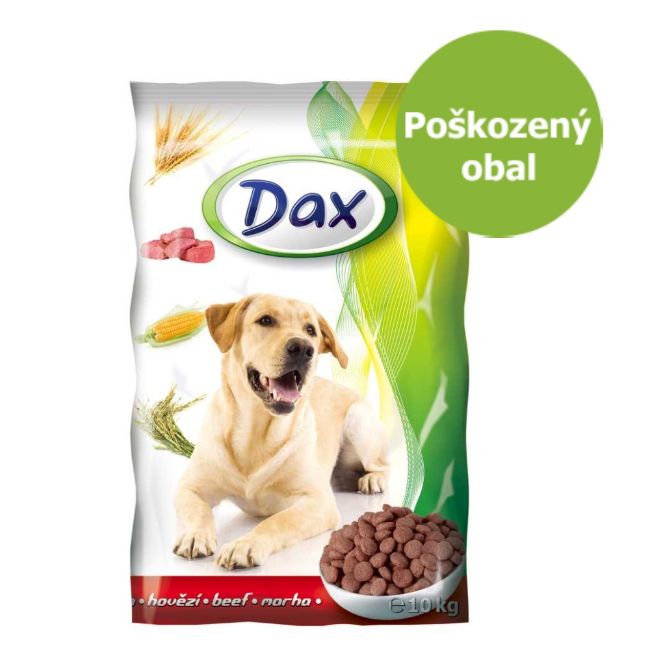 Dax Dog granule hovězí 9-10 kg - Poškozený obal - SLEVA 20 %