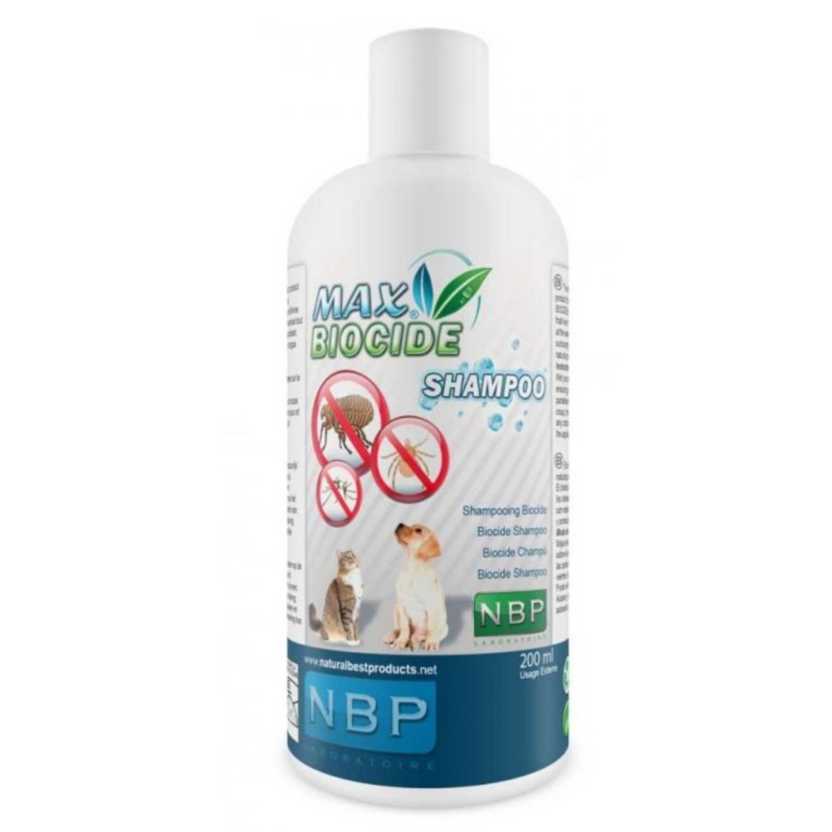 Obrázek z Max Biocide Shampoo repelentní šampón 200 ml !CZ! 