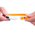 Obrázek z LED obojek dobíjecí Karlie, oranžová 35 cm 