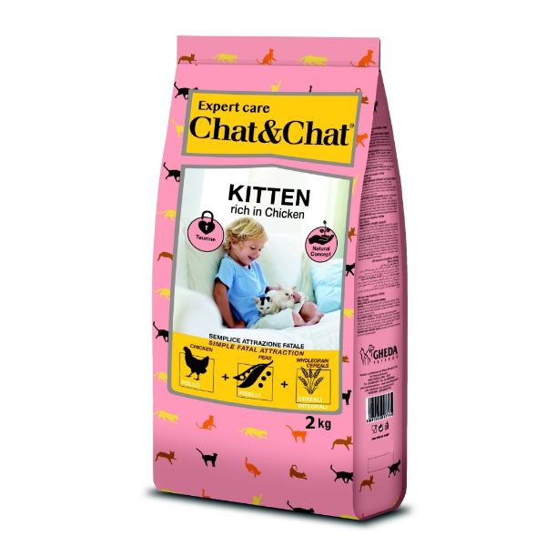 Obrázek Chat & Chat Expert Kitten Chicken 2 kg