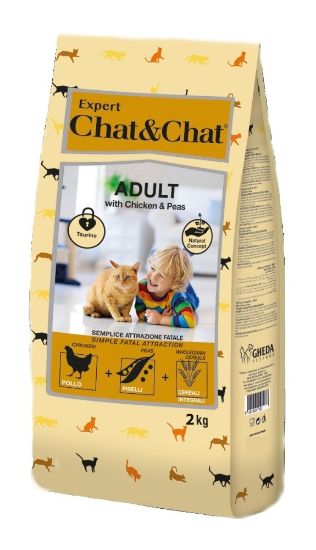 Obrázek z Chat & Chat Expert Adult Chicken & Peas 2 kg 