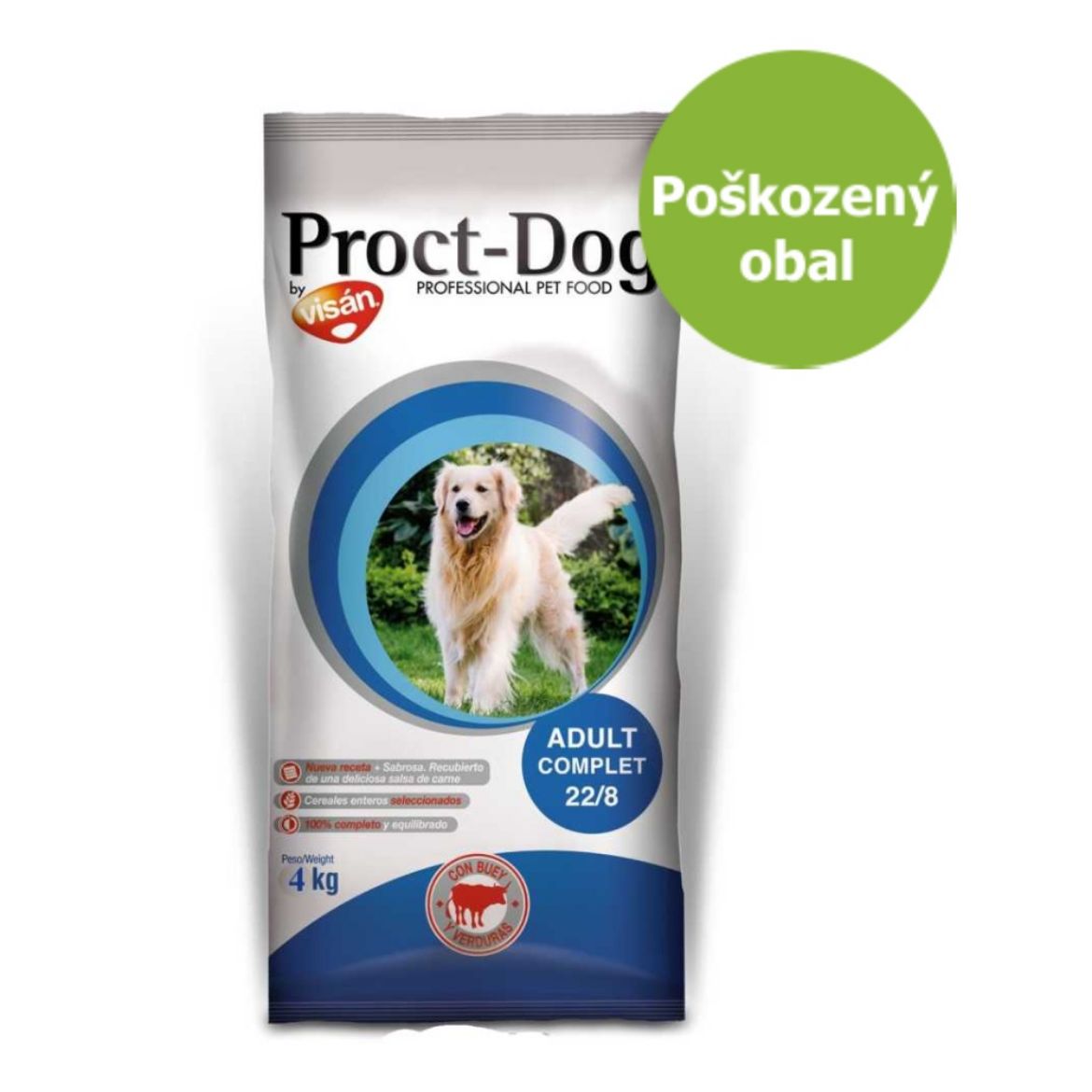 Obrázek z Proct-Dog Adult Complet 4 kg - Poškozený obal - SLEVA 20 % 