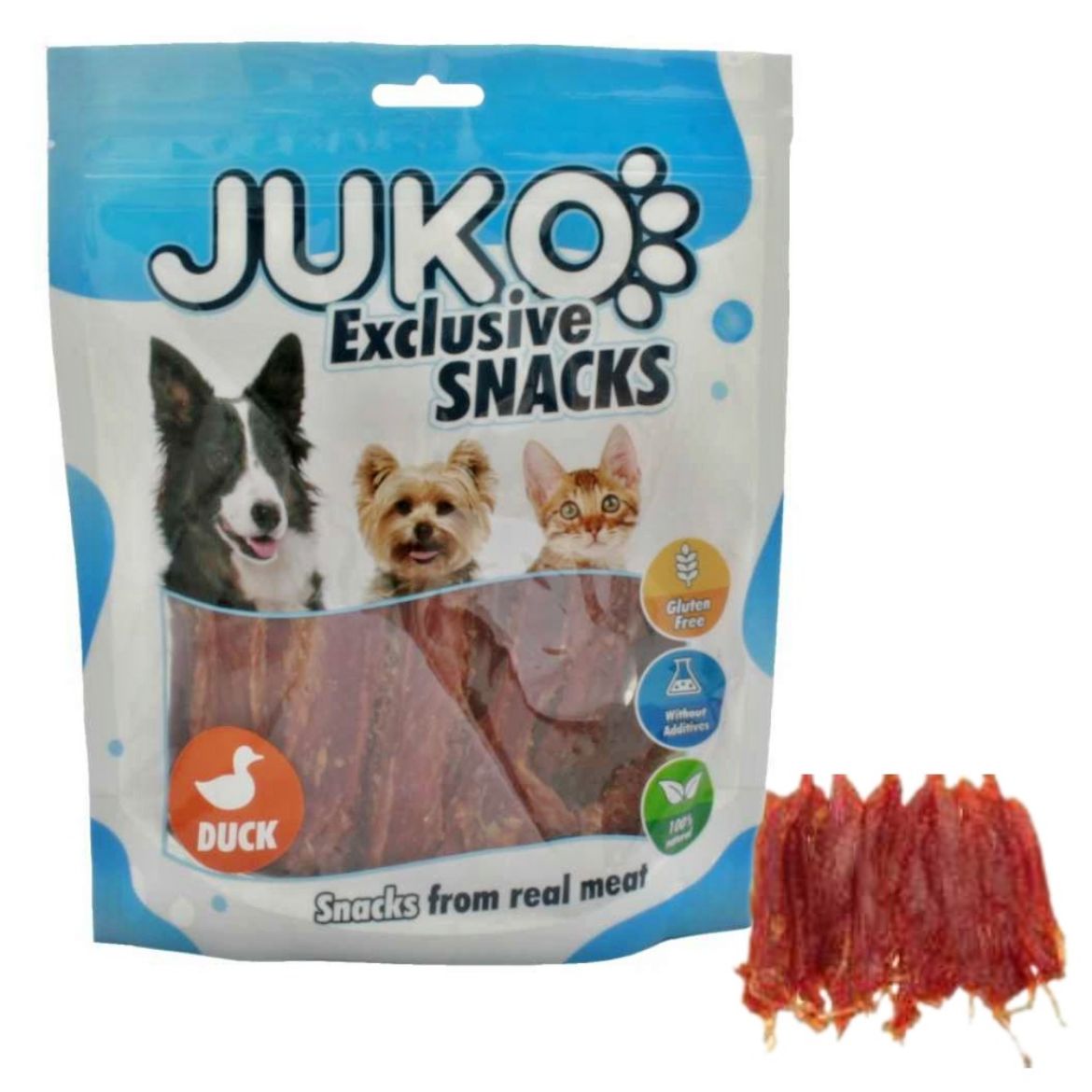 Obrázek z Duck Soft Crystal Jerky JUKO Snacks 250 g 