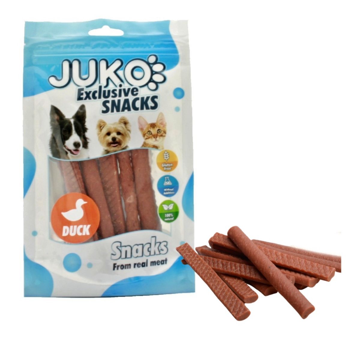 Obrázek z Duck Pressed Stick JUKO Snacks 70 g 