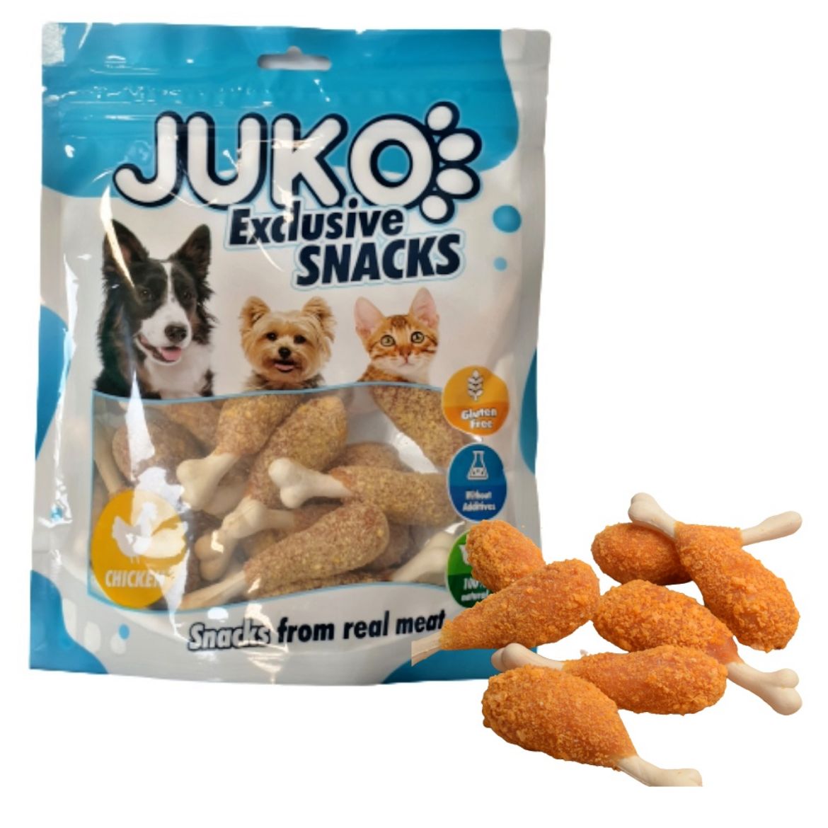 Obrázek z Crispy fried Chicken drumsticks JUKO Snacks 250 g 