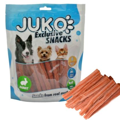 Obrázek JUKO Snacks Rabbit spiral stick 12 cm (250 g)