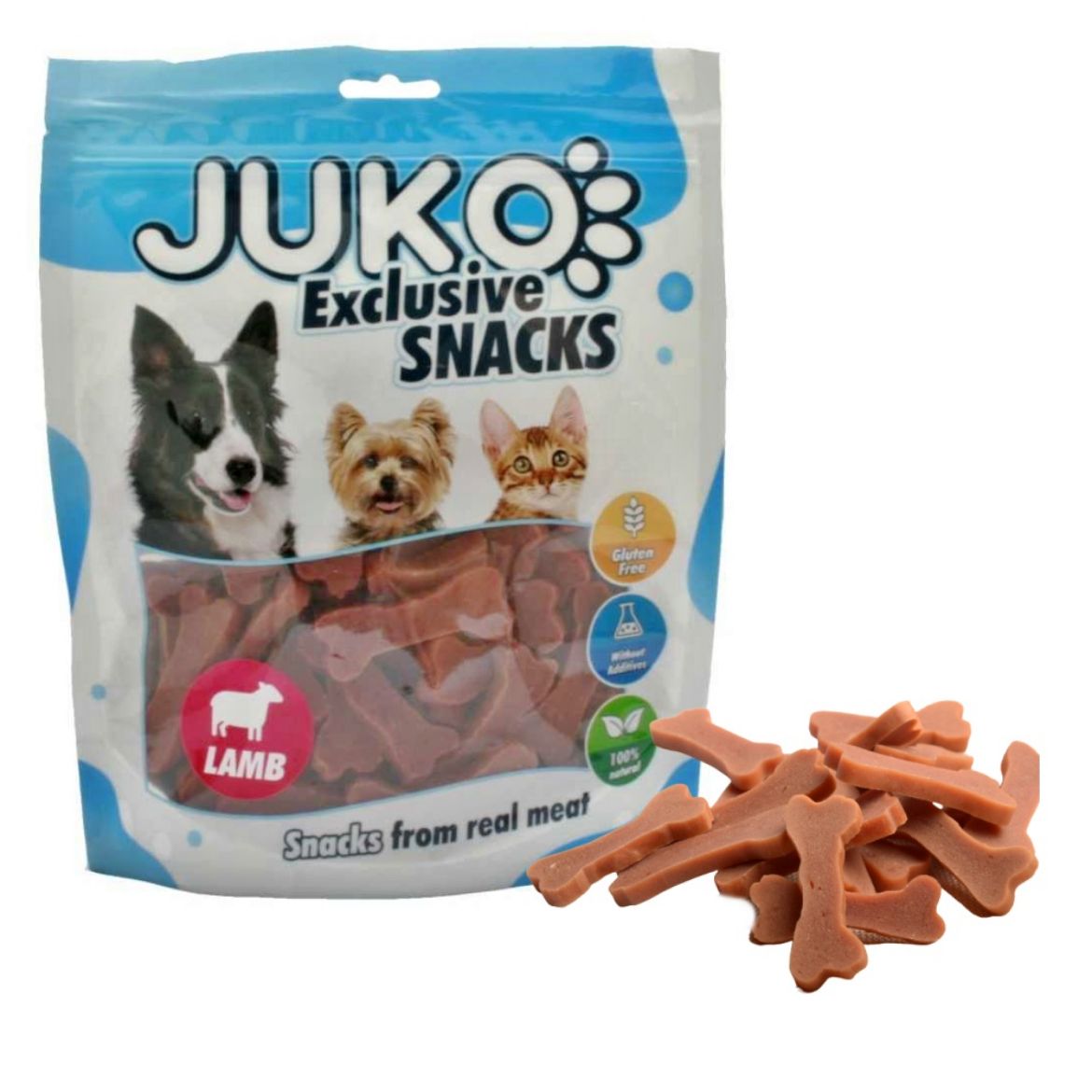 Obrázek z Lamb Soft Mini Bone JUKO Snacks 250 g 