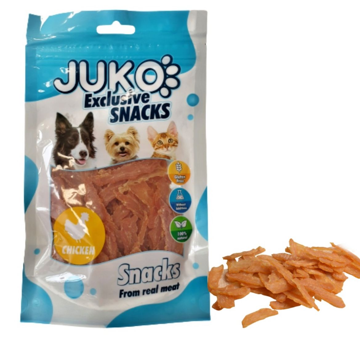 Obrázek z Chicken Thin chips JUKO Snacks 70 g 