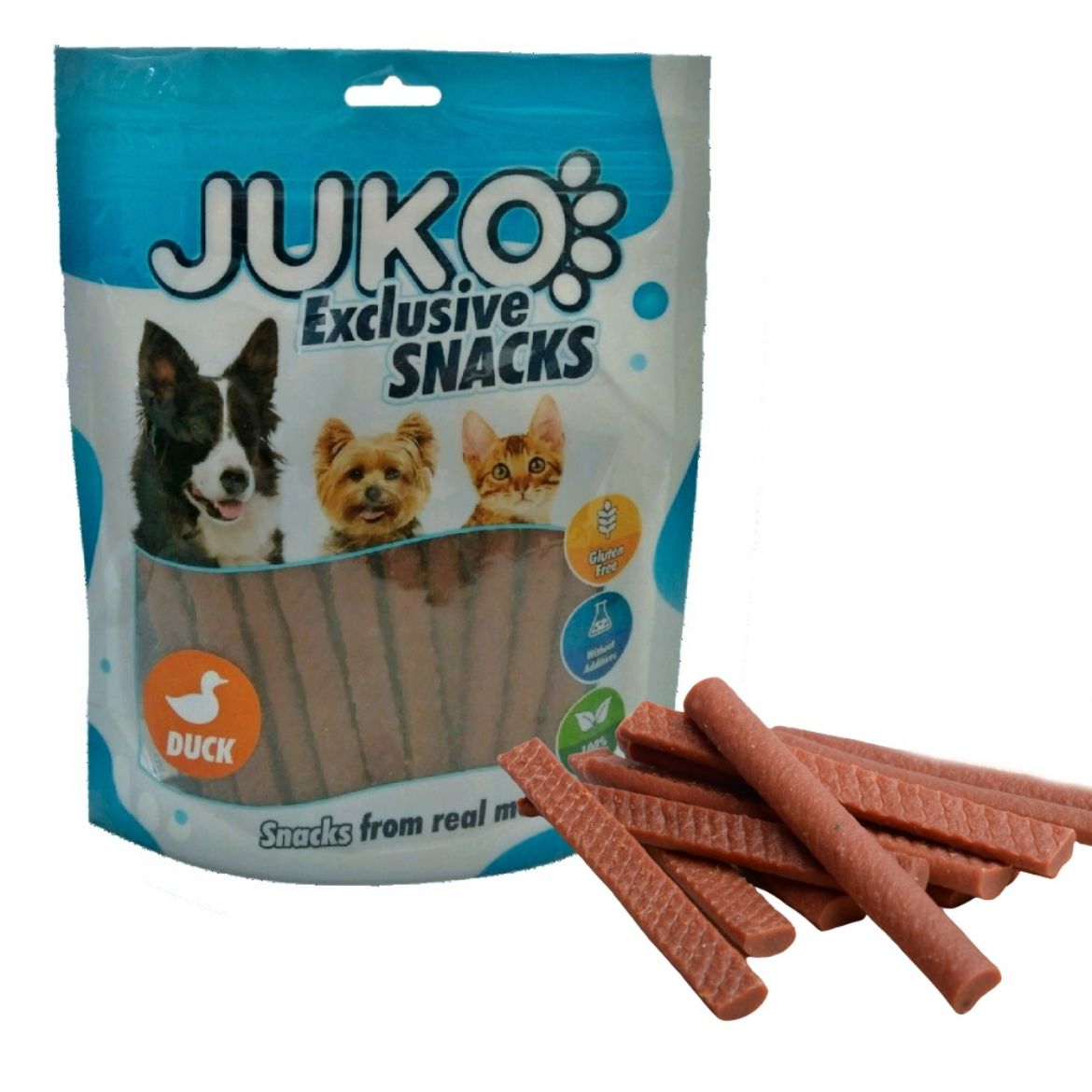 Obrázek z Duck Pressed Stick JUKO Snacks 250 g 