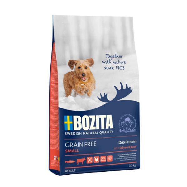 Obrázek Bozita dog Small Salmon & Beef GF 3,5 kg Expirace 22.5.2025