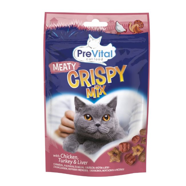 PreVital Snack Crispy masový mix 60 g PRODEJ PO BALENÍ (8 ks)
