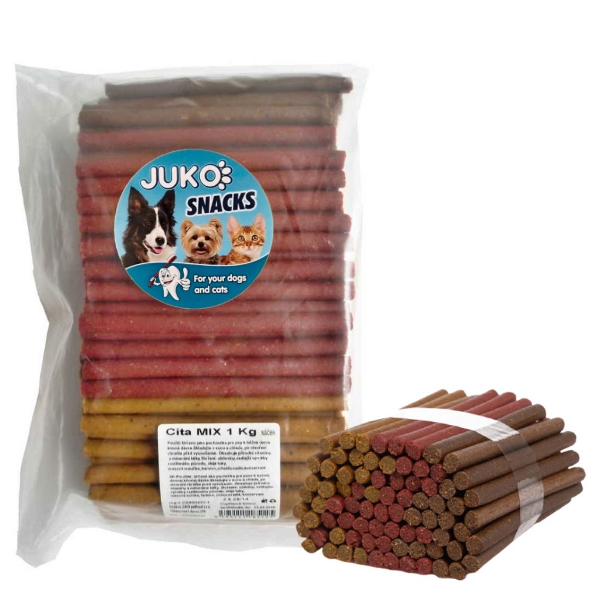 Obrázek z Cita Mix JUKO Snacks 1 kg (cca 140 - 160 ks) 