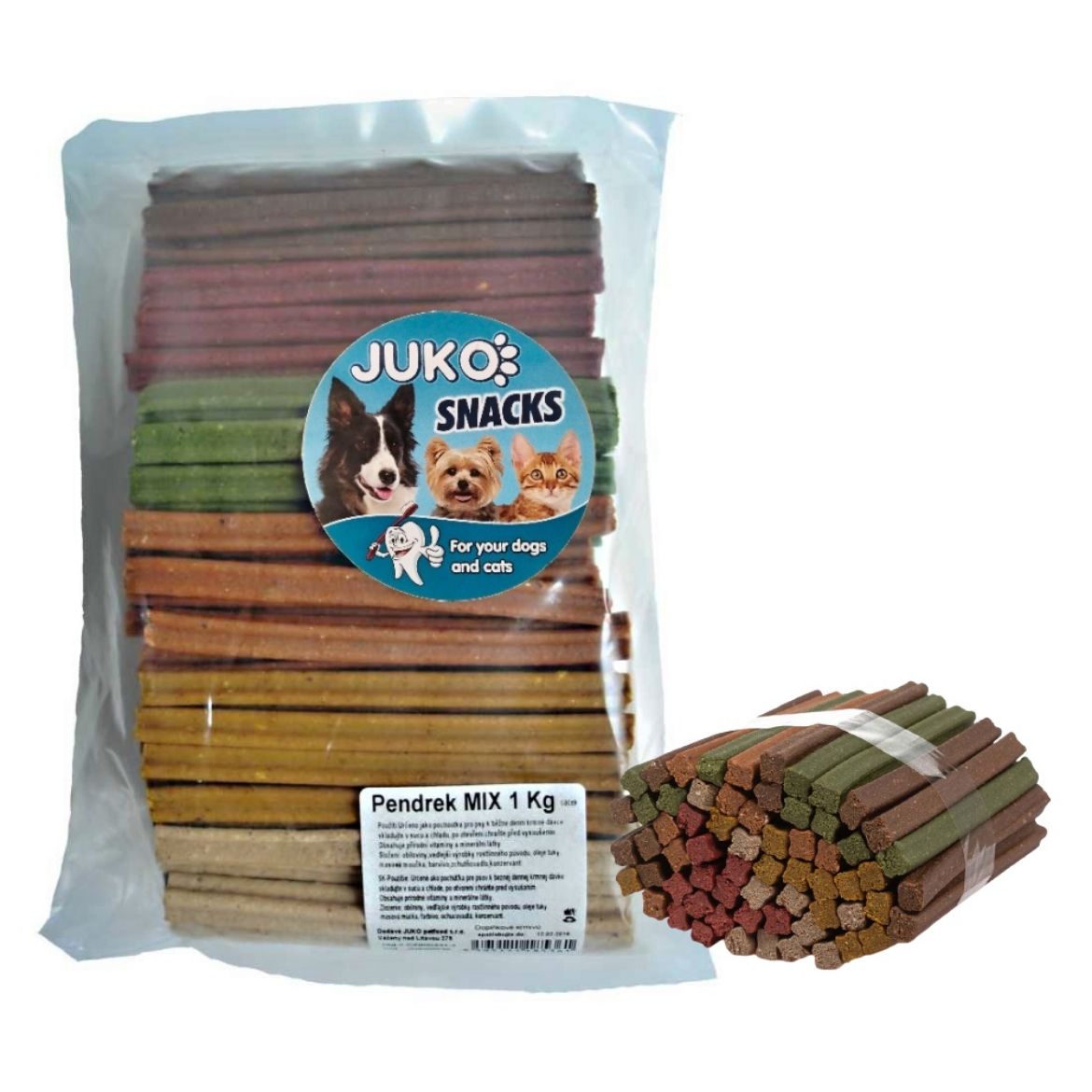 Obrázek z Pendrek mix JUKO Snacks 1 kg (cca 120 ks) 