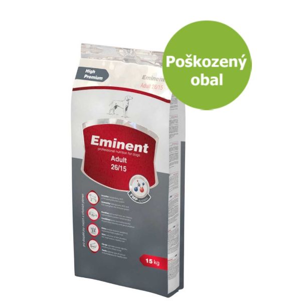 Eminent dog adult, kompletní krmivo pro dospělé psy s kuřecím