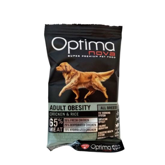 Obrázek z Vzorek OPTIMAnova Dog Obesity Chicken & Rice 100 g 