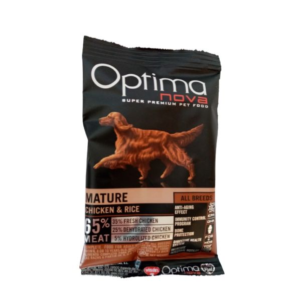 Obrázek Vzorek OPTIMAnova Dog Mature Chicken & Rice 100 g