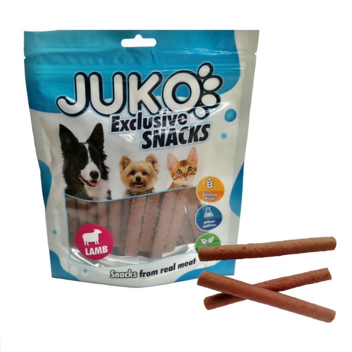 Obrázek z Lamb Pressed Stick JUKO Snacks 250 g 