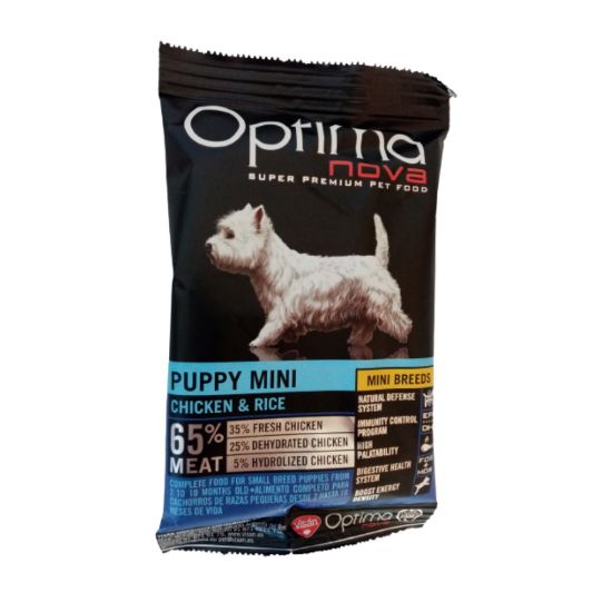 Obrázek z Vzorek OPTIMAnova Dog Puppy Mini Chicken & Rice 100 g 