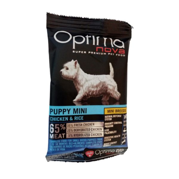 Obrázek Vzorek OPTIMAnova Dog Puppy Mini Chicken & Rice 100 g