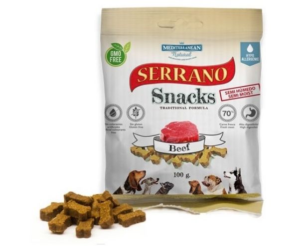 Obrázek Serrano Snack Dog Beef 100 g