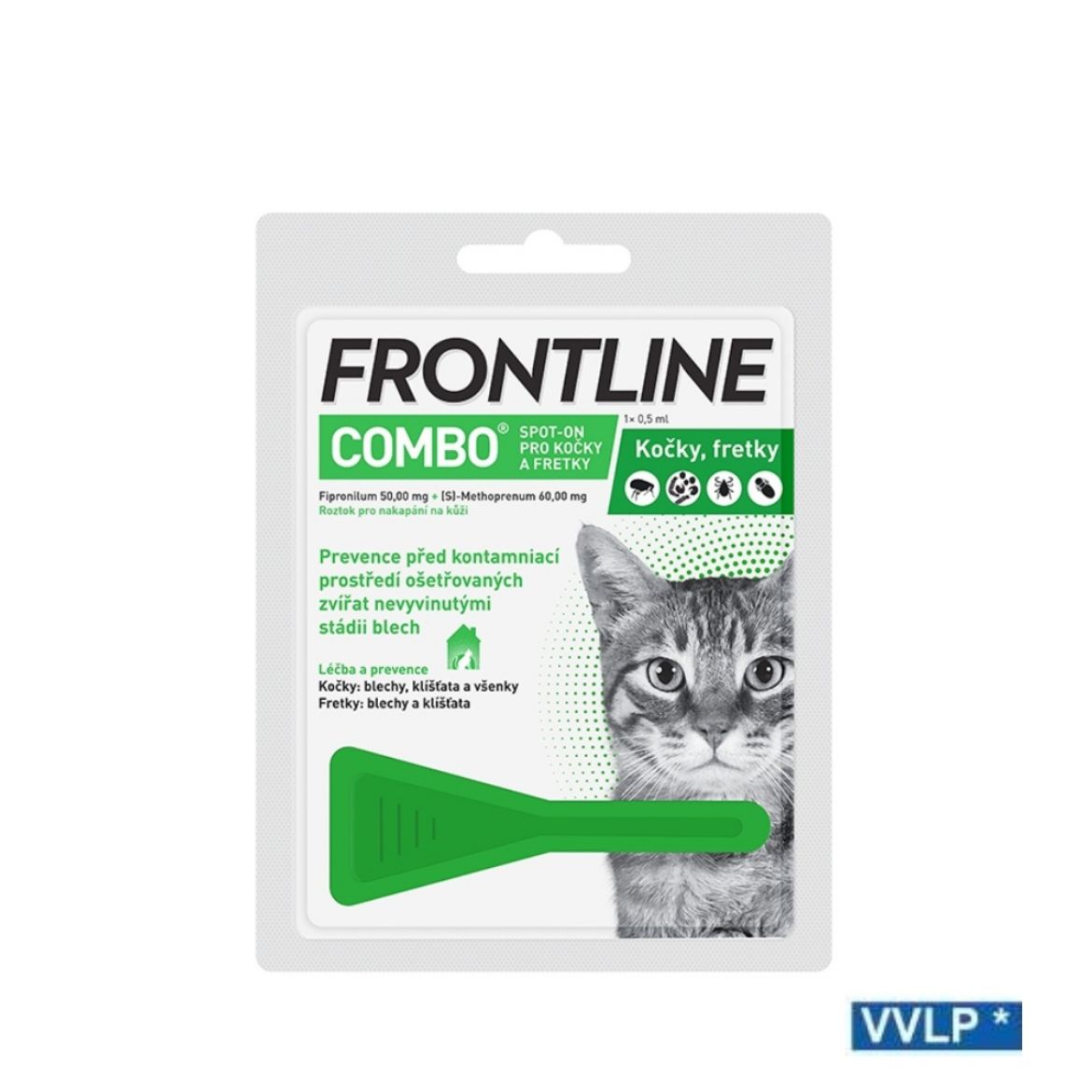 Obrázek z Frontline Combo Spot-On pro kočky a fretky 1 x 0,5 ml 