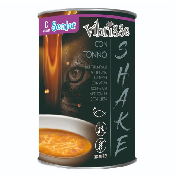 Obrázek Vibrisse Shake Senior Tuňáková polévka s vitamínem C 135 g