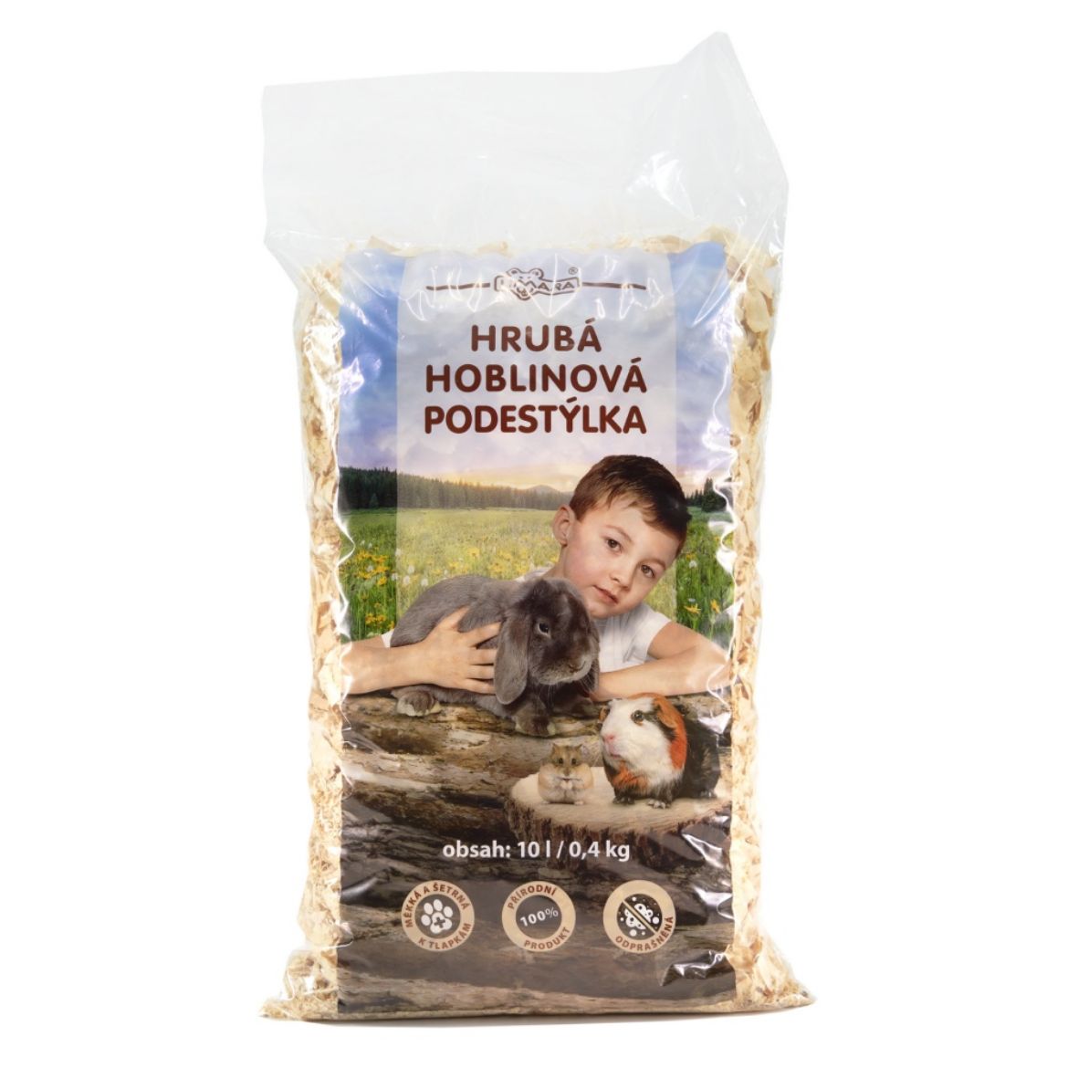 Obrázek z Hrubá hoblinová podestýlka Limara 10 l ( 0,4 kg ) 