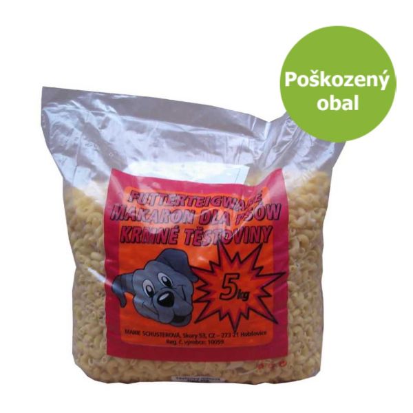 Obrázek Těstoviny světlé kolínka 4 kg - Poškozený obal - SLEVA 15 %