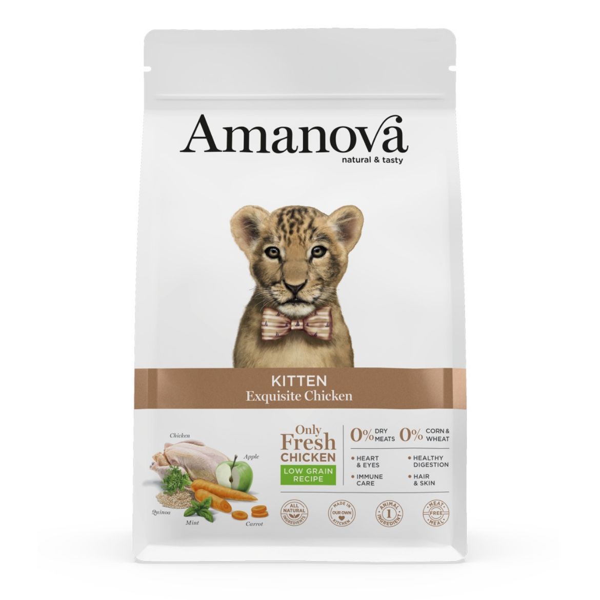 Obrázek z Amanova Cat Kitten Chicken & Quinoa LG 0,3 kg 