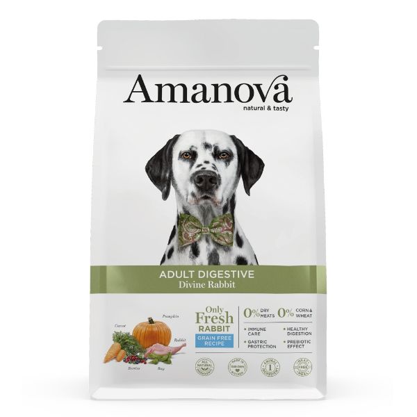 Obrázek Amanova Dog Adult Digestive Rabbit & Pumpkin GF 2 kg