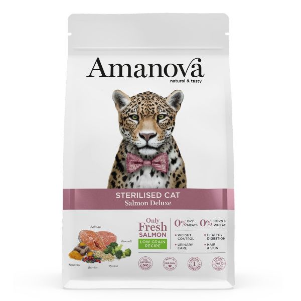 Obrázek Amanova Cat Sterilised Salmon & Quinoa LG 0,3 kg