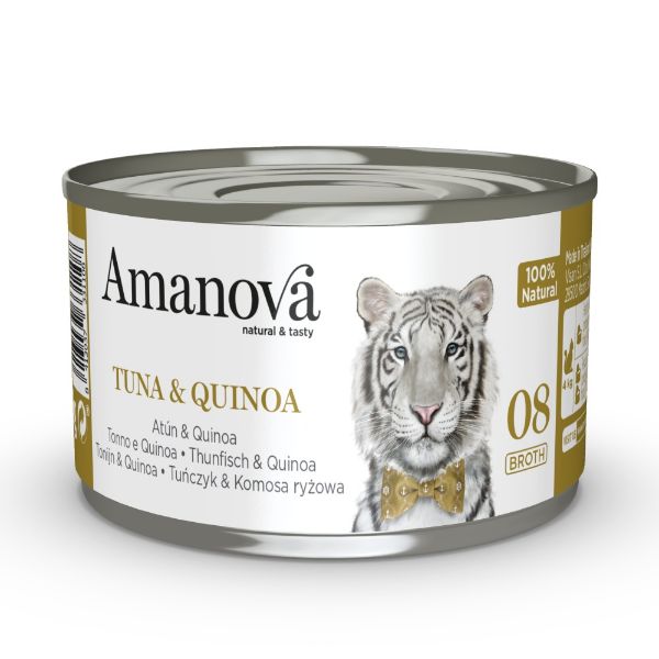 Obrázek Amanova Cat Tuna & Quinoa ve vývaru (08), konzerva 70 g